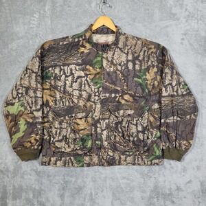 Vintage Trebark Jacket Mens XL Bigwoods Camo Style 9036 Made in USA